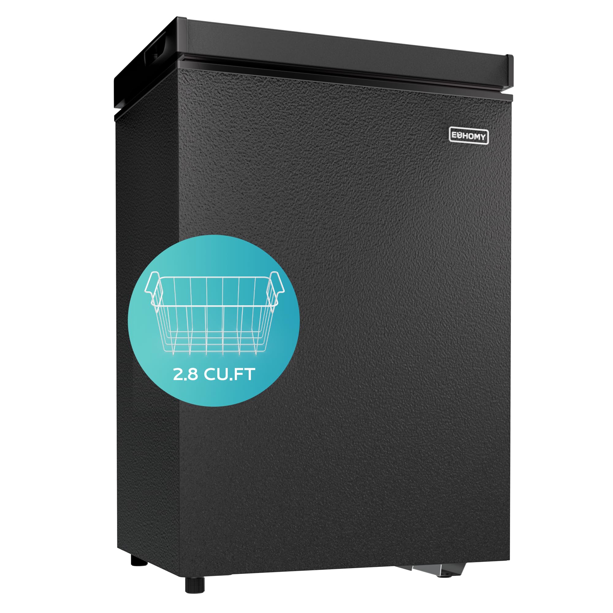 EUHOMY Chest Freezer with Removable Basket, Small Deep Freezer - Euhomy